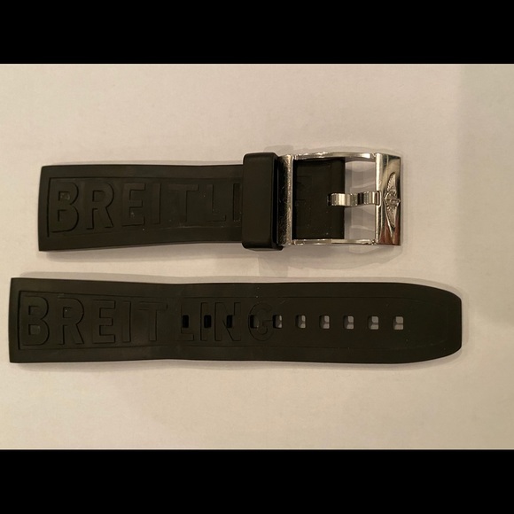 Breitling Other - Breitling Authentic 24mm Rubber Strap